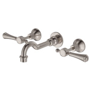 Lillian Lever Wall Set, Brushed Nickel