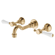 Lillian Lever Wall Set, Urban Brass & Ceramic