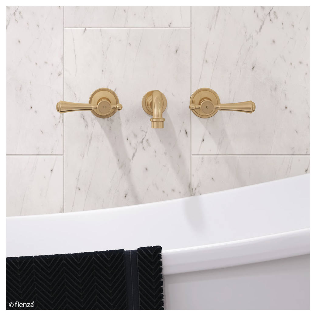 Lillian Lever Wall Set, Urban Brass
