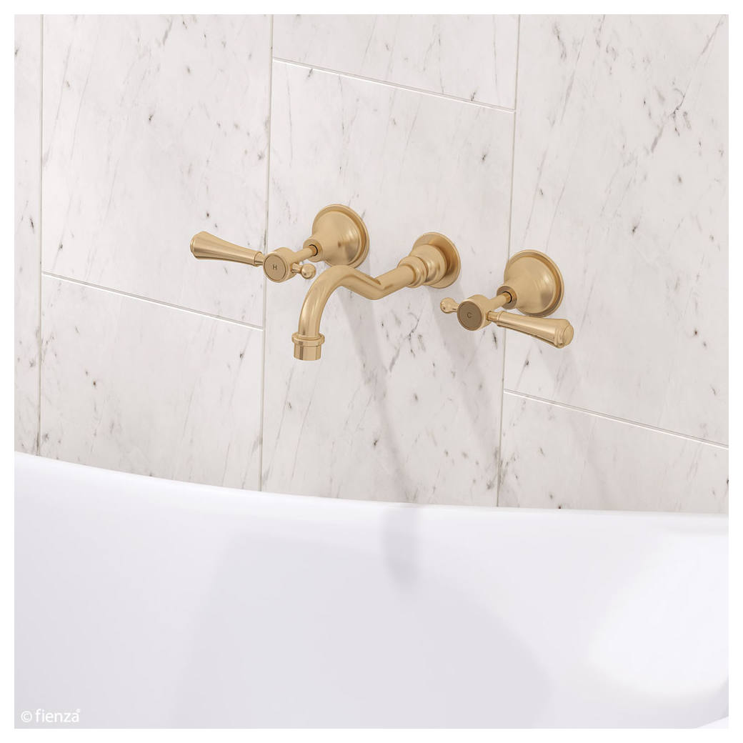 Lillian Lever Wall Set, Urban Brass