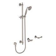 Lillian Lever Rail Shower Set, Brushed Nickel