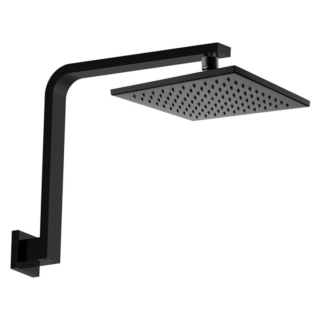 Modena Shower Head, 200mm, Matte Black
