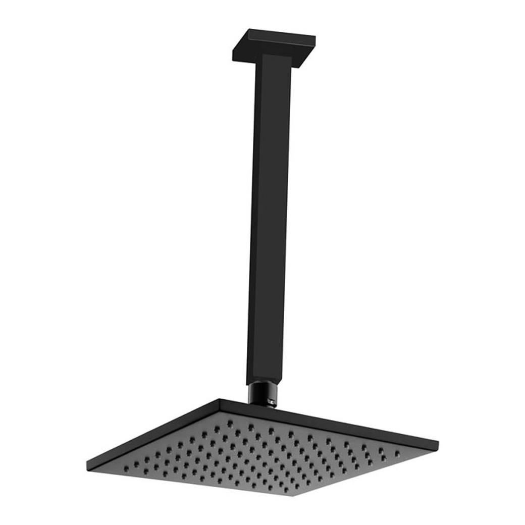 Modena Shower Head, 200mm, Matte Black