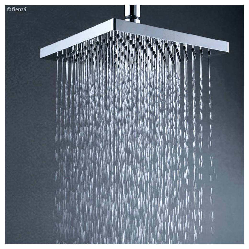 Lucite Shower Head, 200mm, Chrome