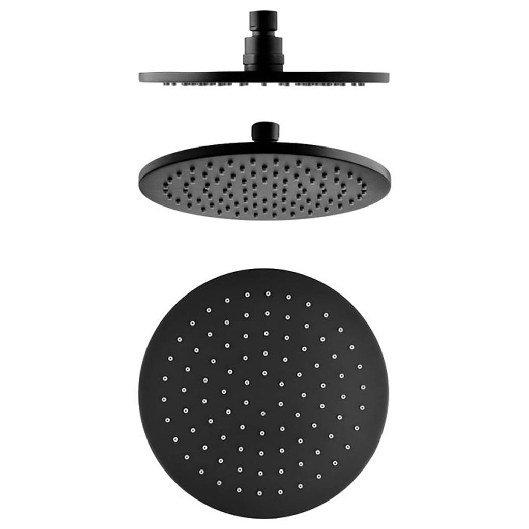 Starry Shower Head, 200mm, Matte Black
