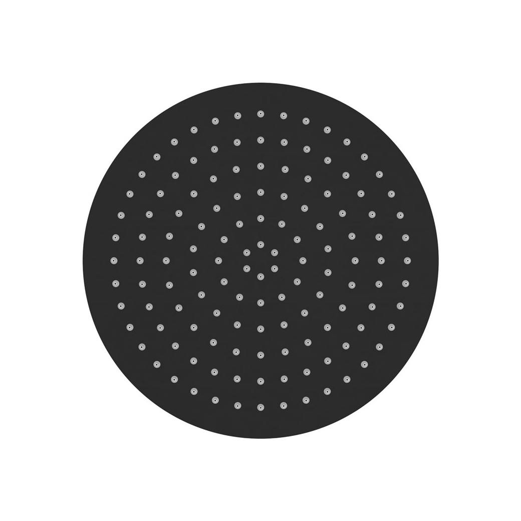Slice Round Shower Head, 300mm, Matte Black