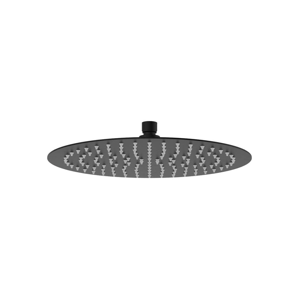 Slice Round Shower Head, 300mm, Matte Black