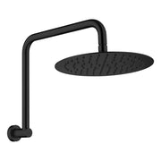 Kaya Gooseneck Shower Arm Set, Matte Black