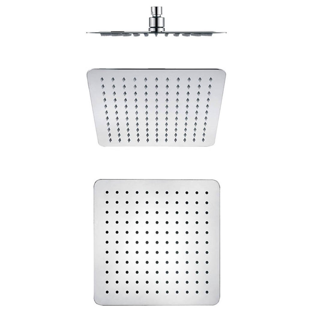 Slice Square Shower Head, 250mm, Chrome