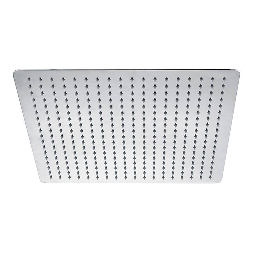 Slice Square Shower Head, 400mm, Chrome
