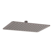Koko Rectangular Shower Head, Gun Metal