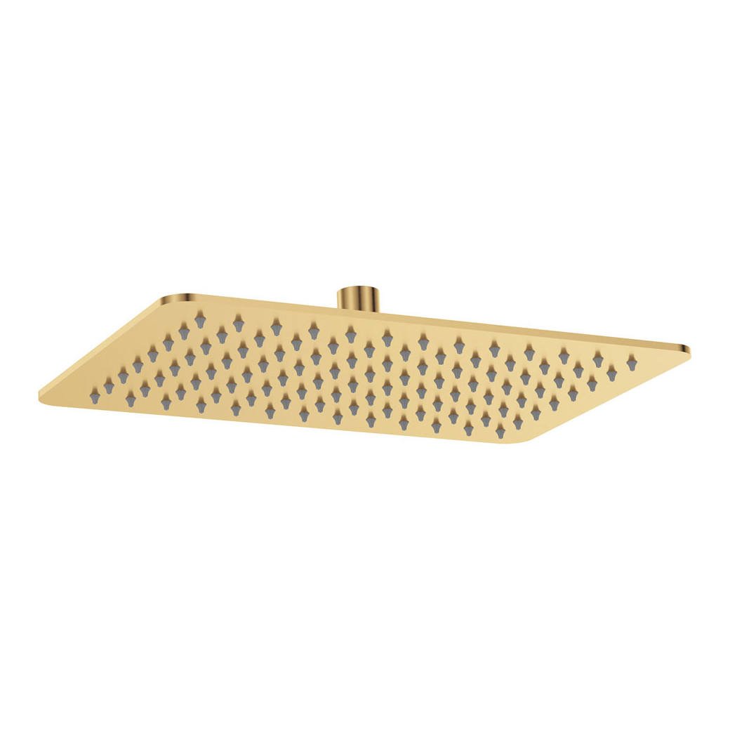 Koko Rectangular Shower Head, Urban Brass