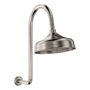 Lillian Wall Arm Shower Set, Brushed Nickel