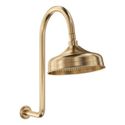 Lillian Wall Arm Urban Brass Shower Set