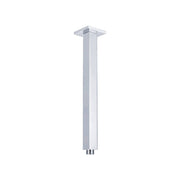 Square Chrome Ceiling Dropper, 5 Lengths, Chrome
