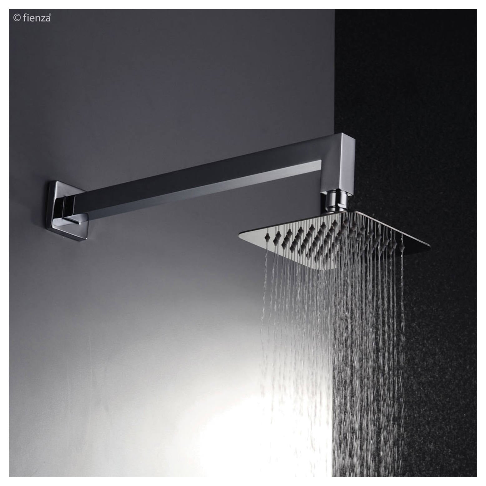 Square Angled Wall Arm, Chrome