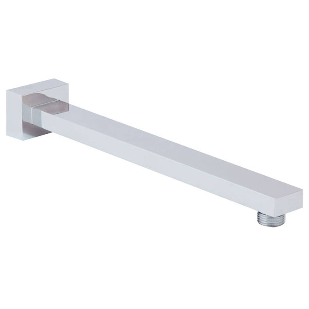 Square Straight Wall Arm, Chrome