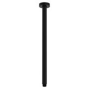 Round Shower Dropper, 450mm, Matte Black