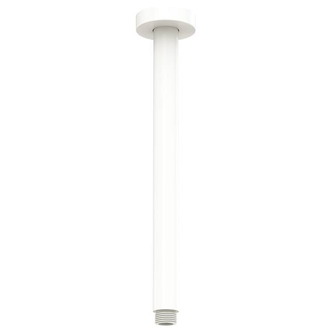 Round Shower Dropper, 300mm, Matte White
