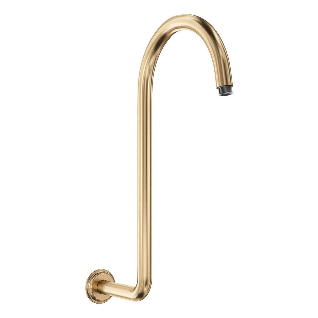 Classical Fixed Swan-Neck Arm, Urban Brass