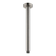 Round Shower Dropper, 300mm, Brushed Nickel