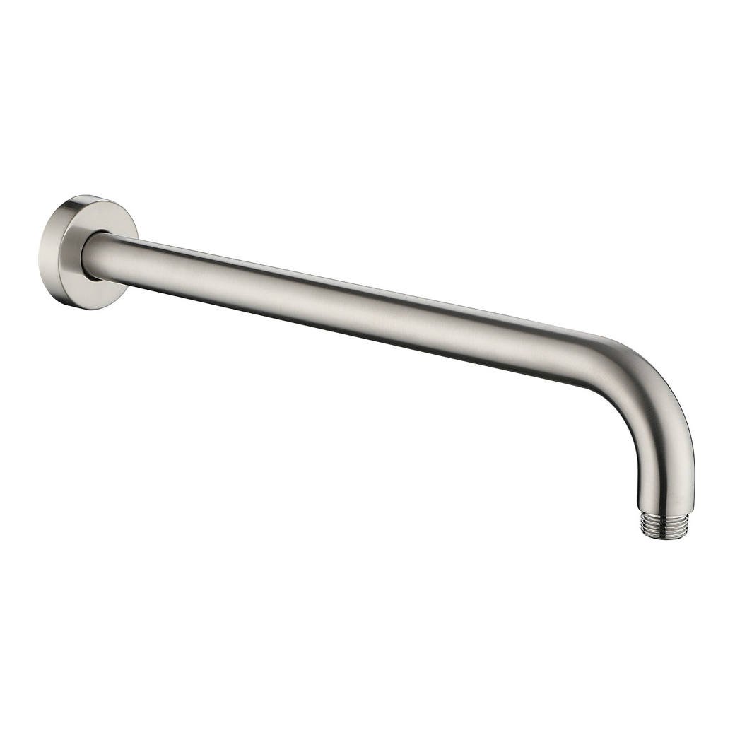 Kaya Shower Arm, Brushed Nickel