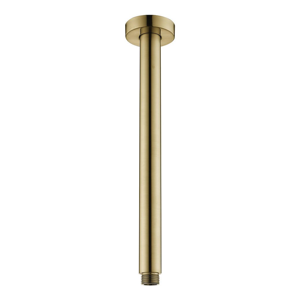 Round Shower Dropper, 300mm, Urban Brass