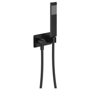 Lincoln Hand Shower, Soft Square Plate, Matte Black