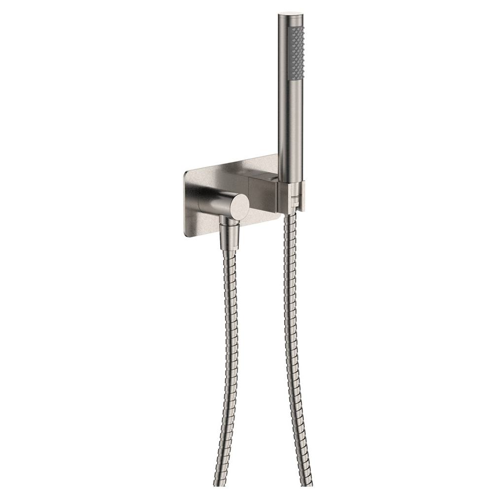 Isabella Hand Shower, Soft Square Plate, Brushed Nickel