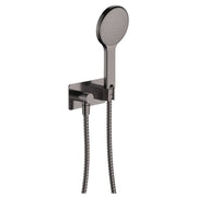 Kaya Hand Shower, Rectangular Plate, Gun Metal