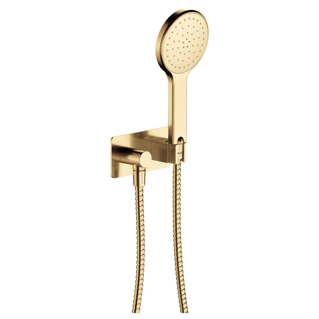 Kaya Hand Shower, Rectangular Plate, Urban Brass