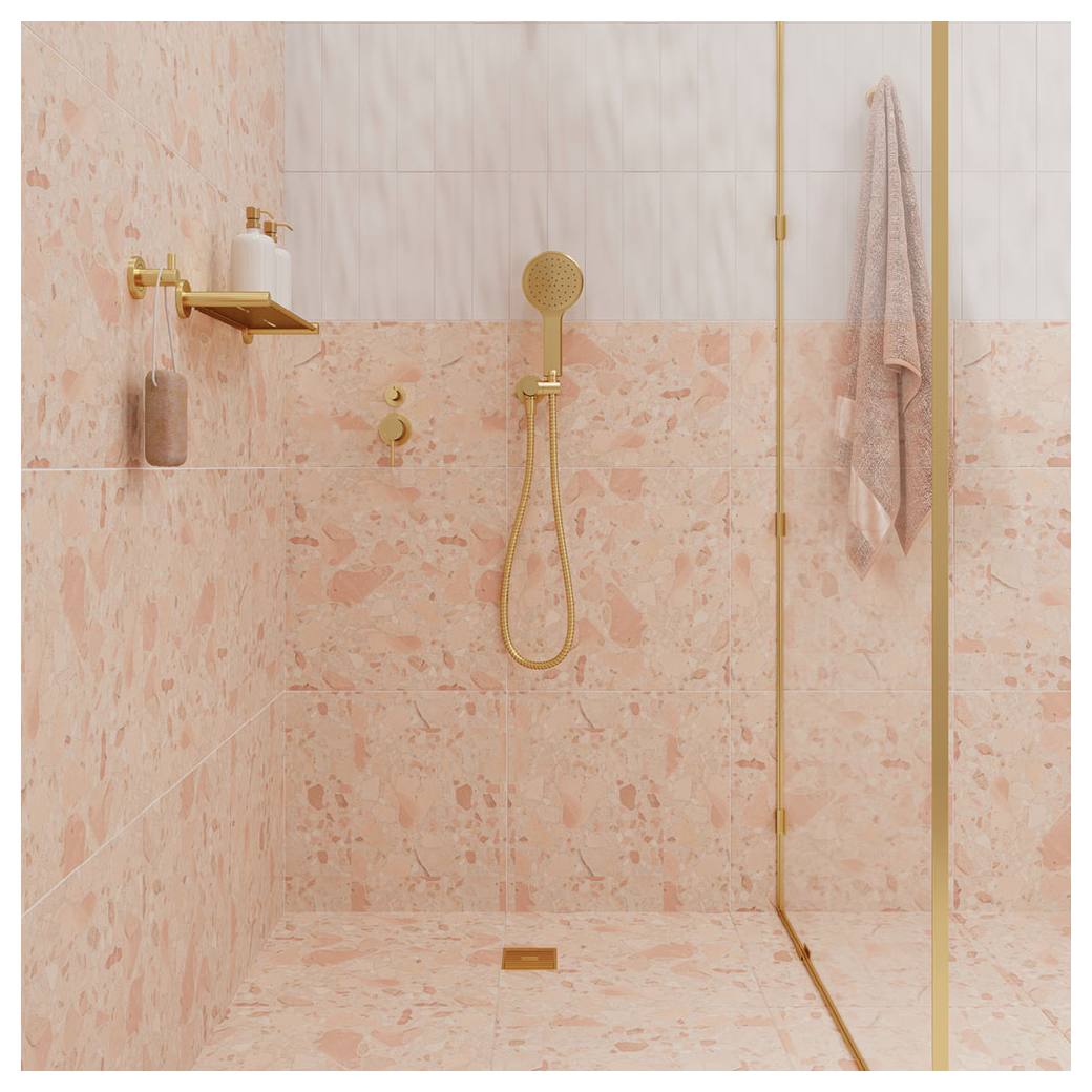 Kaya Hand Shower, Round Plate, Urban Brass