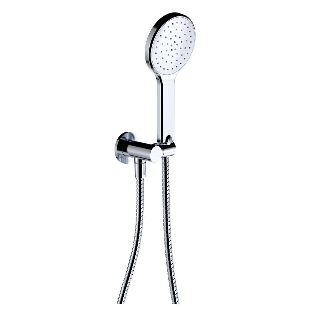 Kaya Hand Shower, Round Plate, Chrome