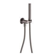 Isabella Hand Shower, Round Plate, Gun Metal