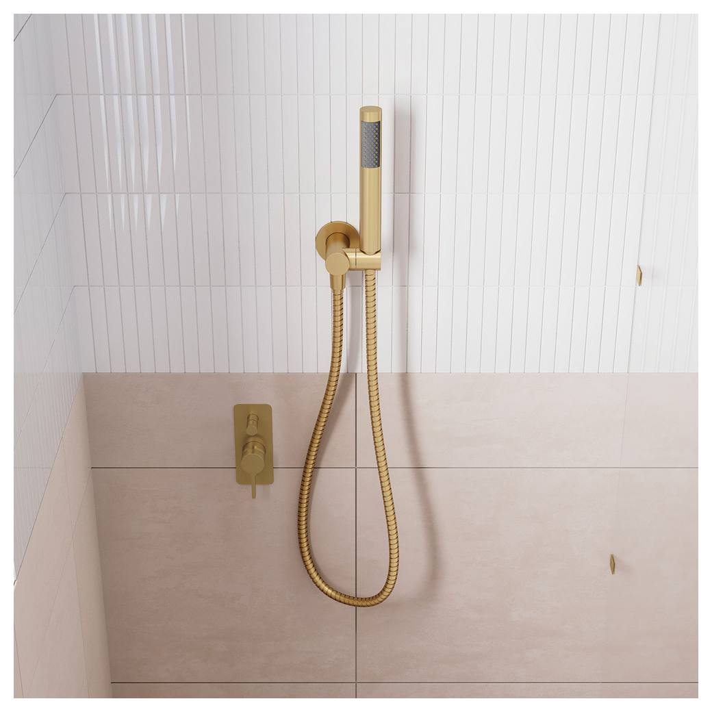 Isabella Hand Shower, Round Plate, Urban Brass