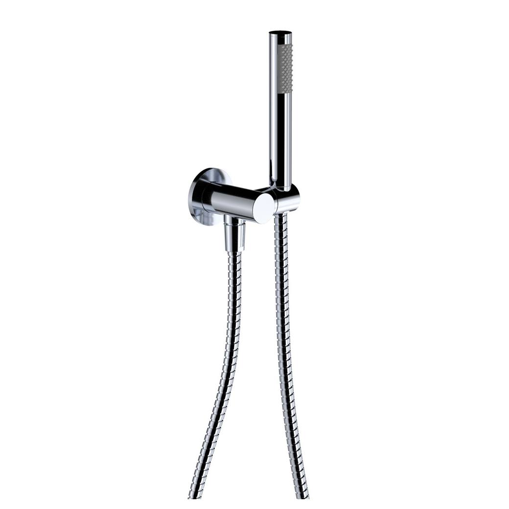 Isabella Hand Shower, Round Plate, Chrome