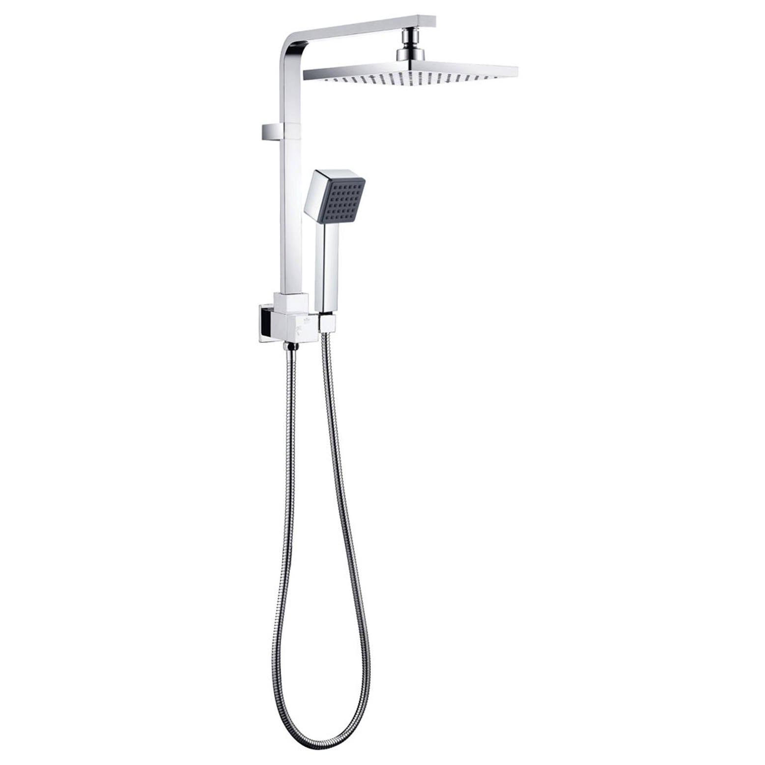 Modena Twin Half-Rail Shower, Chrome