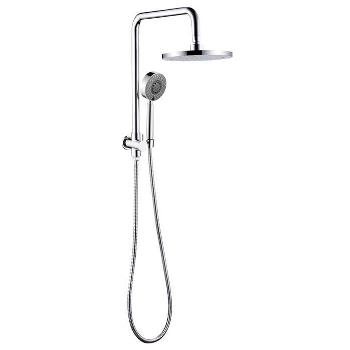 Isabella Twin Half-Rail Shower, Chrome