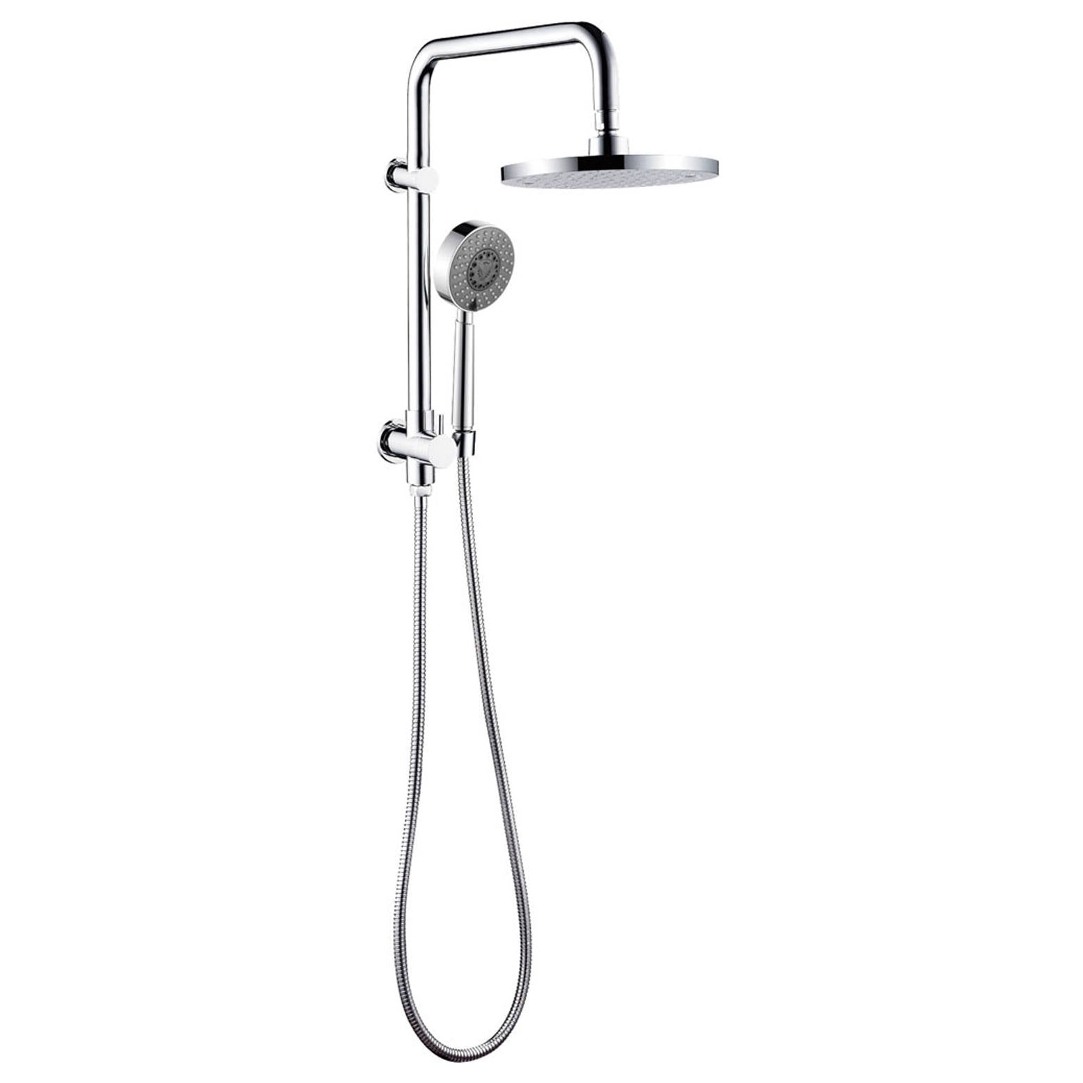 Isabella Twin Half-Rail Shower, Chrome