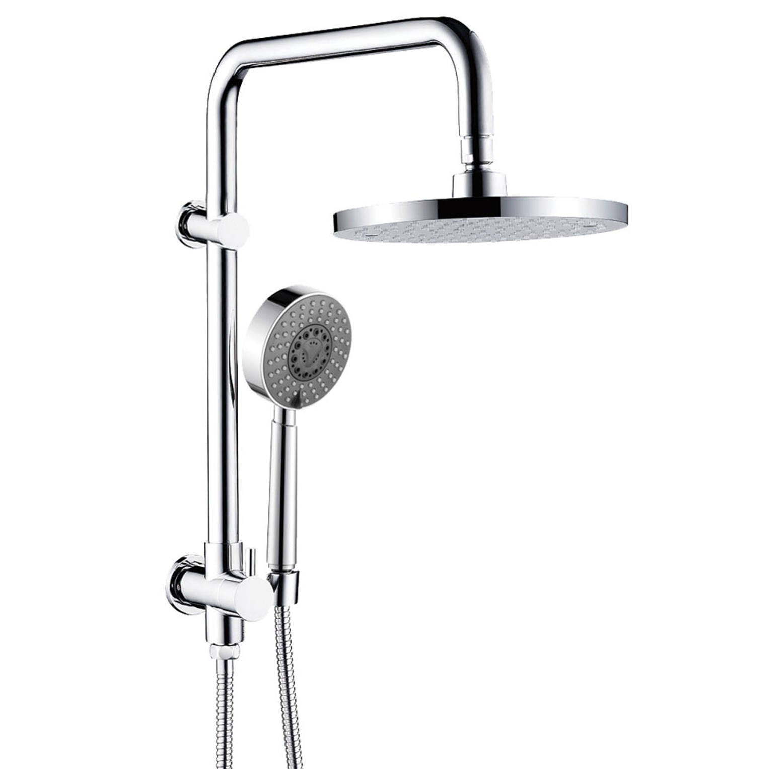 Isabella Twin Half-Rail Shower, Chrome