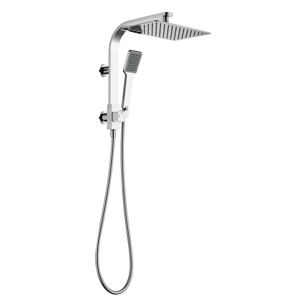 Koko Twin Half-Rail Shower, Chrome
