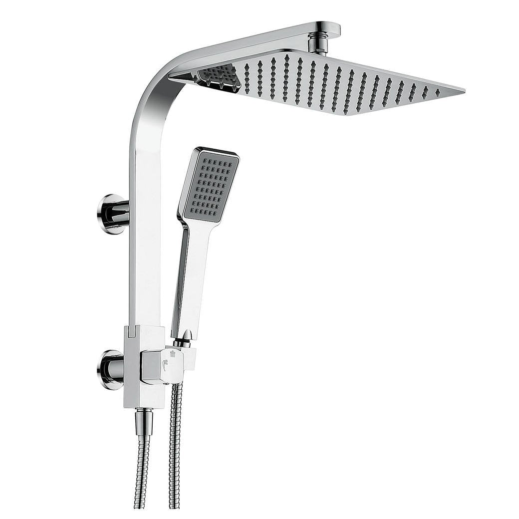 Koko Twin Half-Rail Shower, Chrome