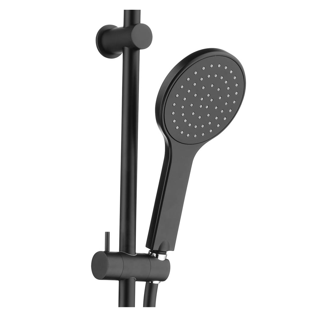 Hustle Rail Shower, Matte Black