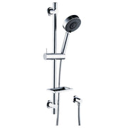 Stella Rail Shower with Soap Dish, Chrome
