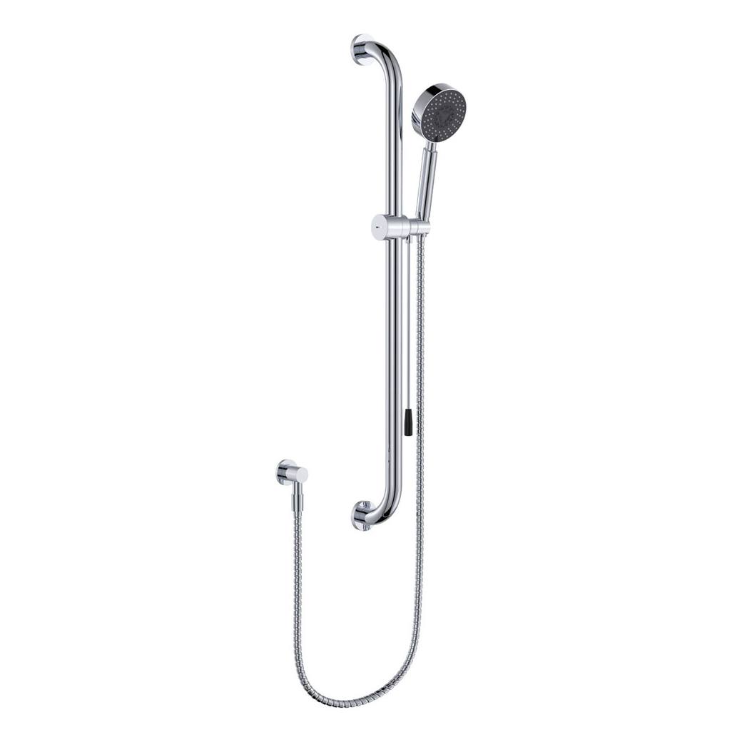 Stella Care Rail Shower with Push/Pull Slider, Chrome