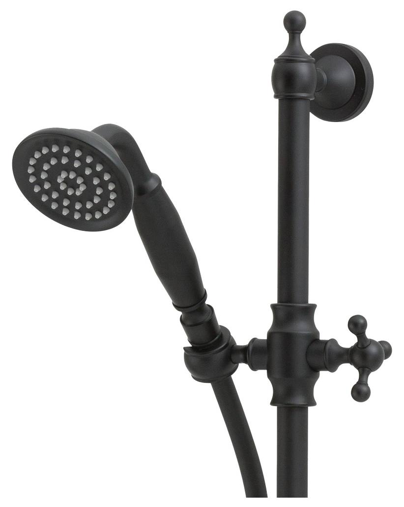 Lillian Rail Shower, Matte Black
