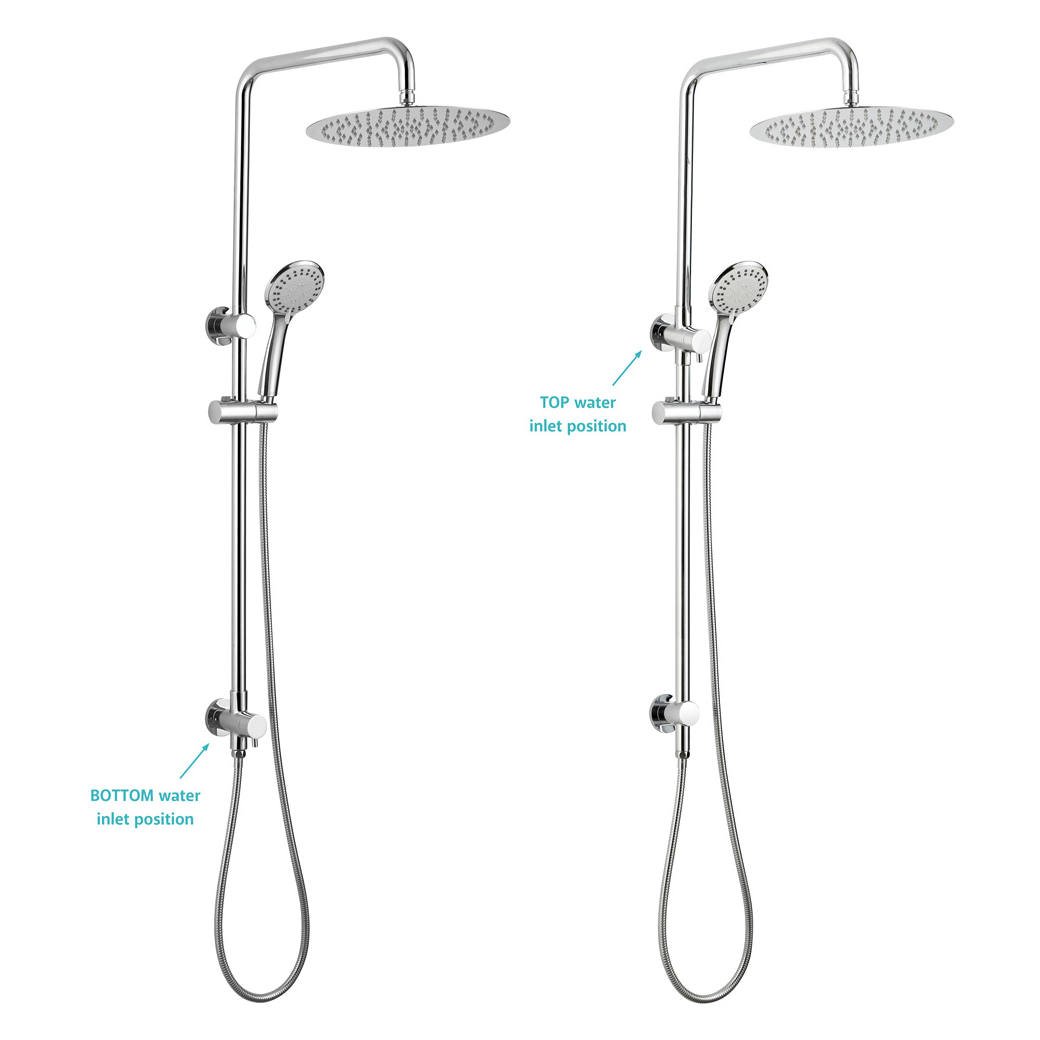 Stella Multifunction Twin Shower, Chrome