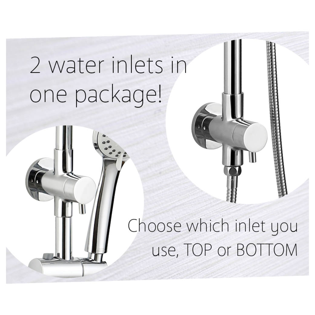 Stella Multifunction Twin Shower, Chrome
