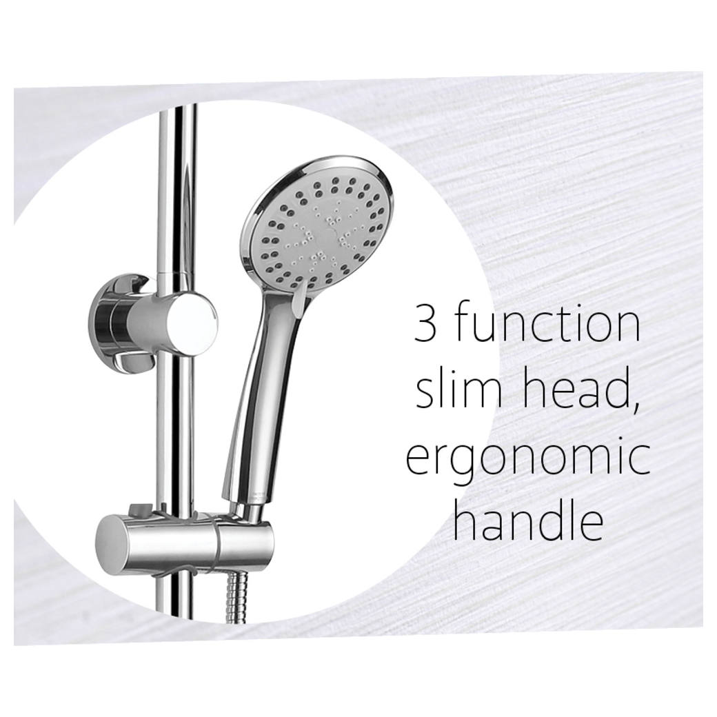 Stella Multifunction Twin Shower, Chrome