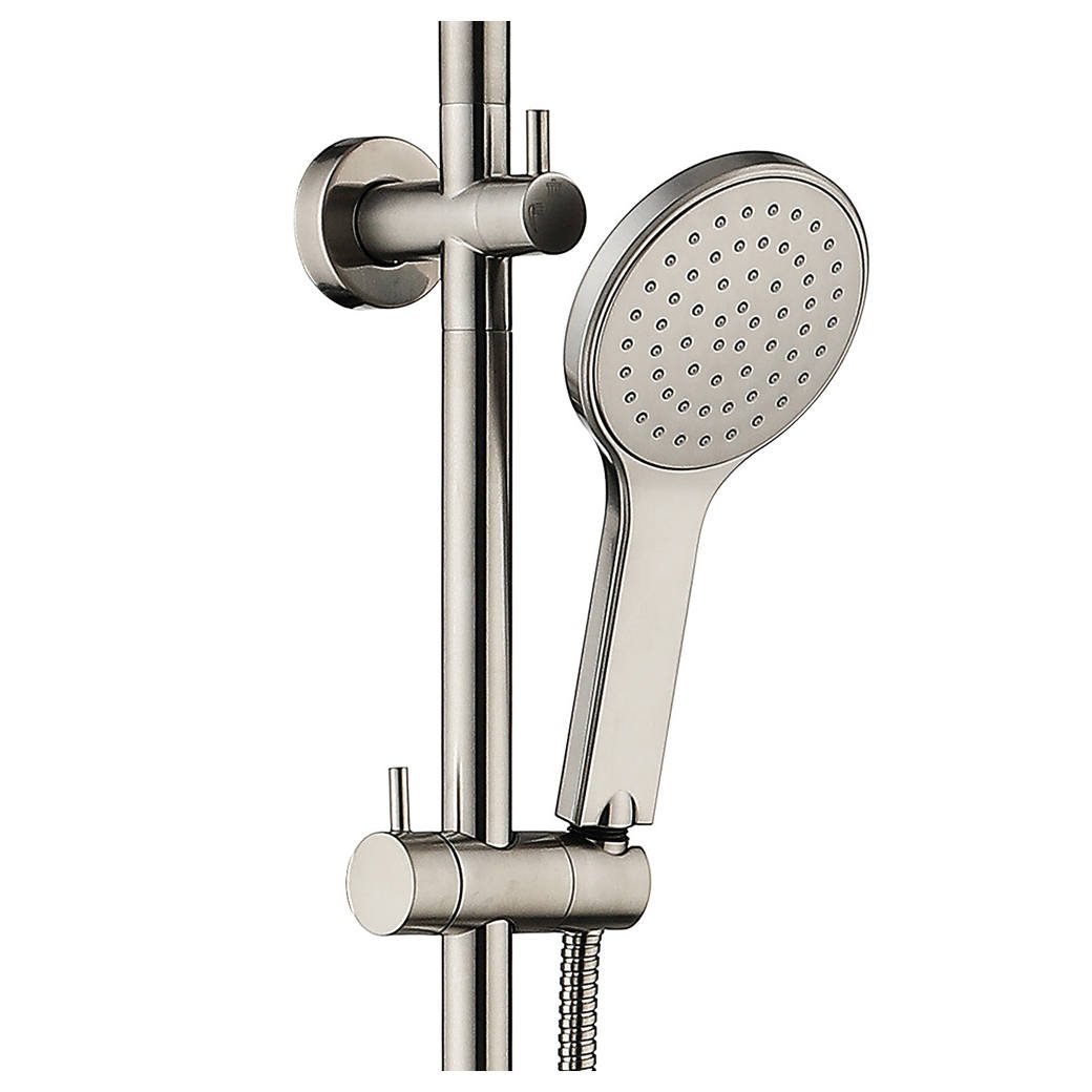 Kaya Twin Shower, Brushed Nickel